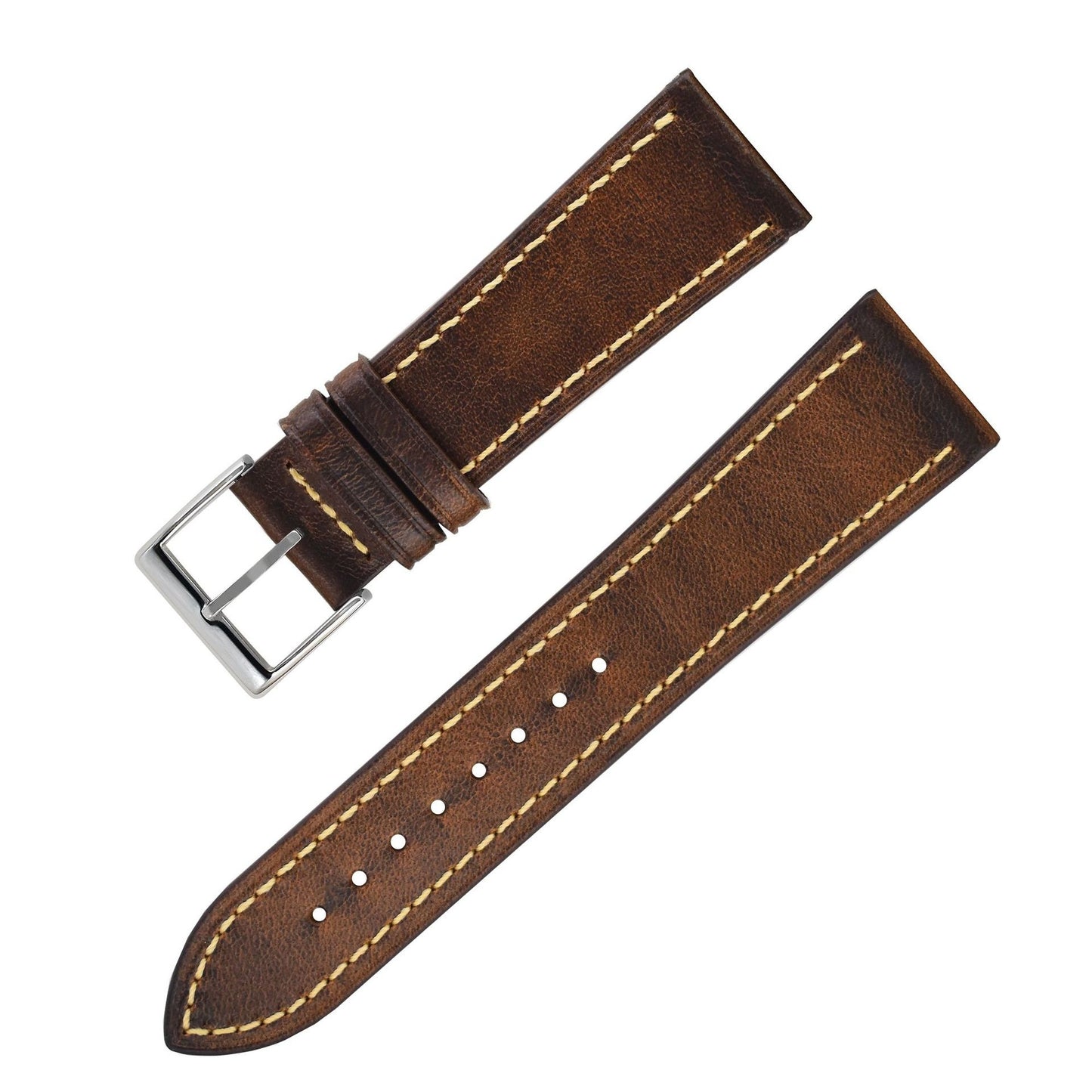 Wax Leather Watch Strap Watch Band Genuine Leather Genuine Leather Watch Band Soft Thin