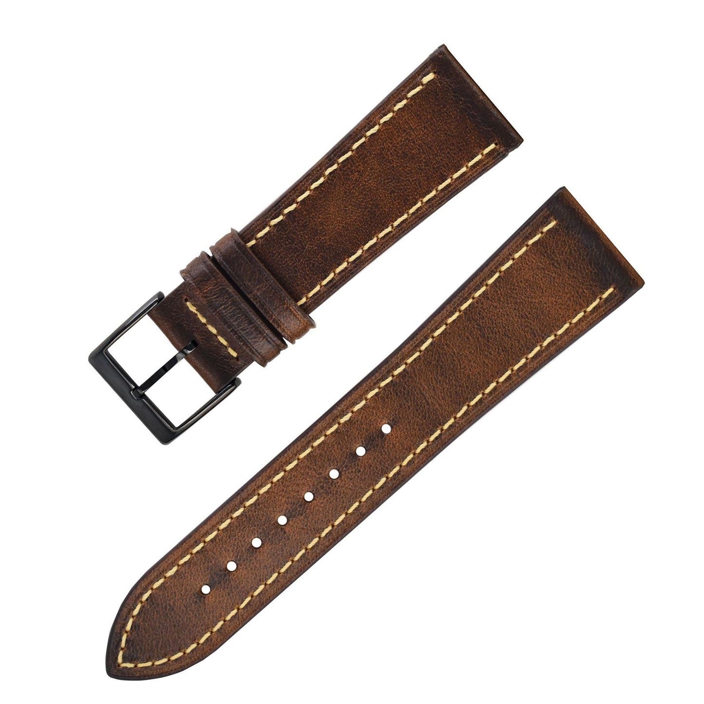 Wax Leather Watch Strap Watch Band Genuine Leather Genuine Leather Watch Band Soft Thin