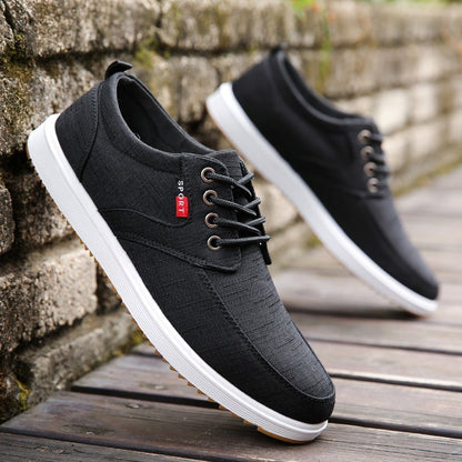 Men Casual Shoes Summer Canvas Shoes Men Breathable Casual Canvas Men Shoes Walking Men Shoes Chaussure Homme Factory sales