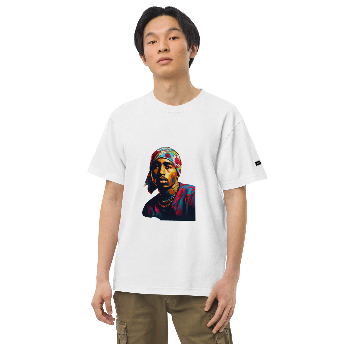 Tupac Adult quality tee | Newman