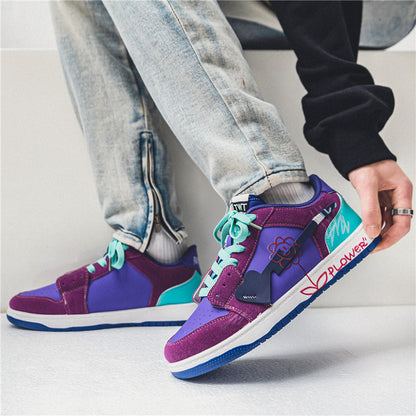 Mens Fashionable And Versatile Graffiti Shoes