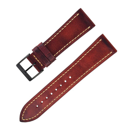 Wax Leather Watch Strap Watch Band Genuine Leather Genuine Leather Watch Band Soft Thin