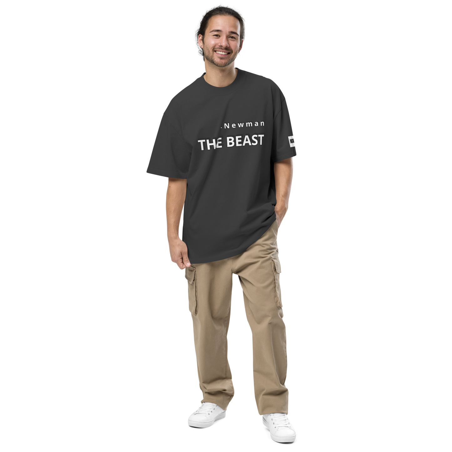 Beast Oversized faded t-shirt