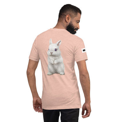 NEWMAN Pink Tee with White Rabbit