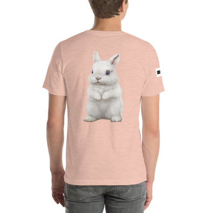 NEWMAN Pink Tee with White Rabbit