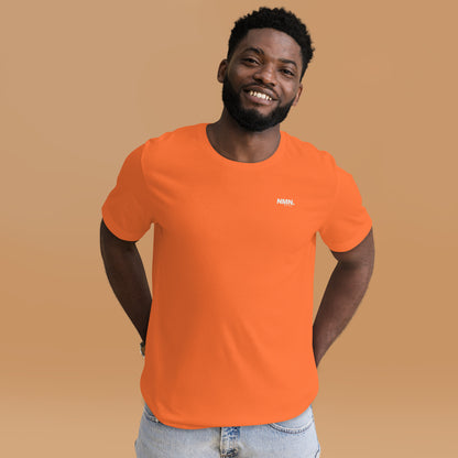 NEWMAN Minimalist Unisex T-Shirt - Orange