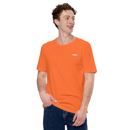 NEWMAN Minimalist Unisex T-Shirt - Orange